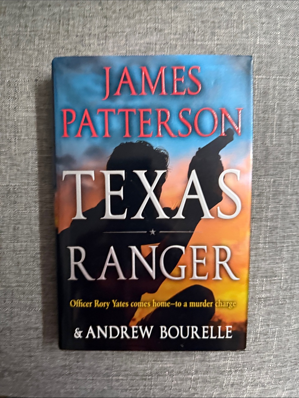 James Patterson Texas Ranger Hardcover - Blue, Orange, Black Cover